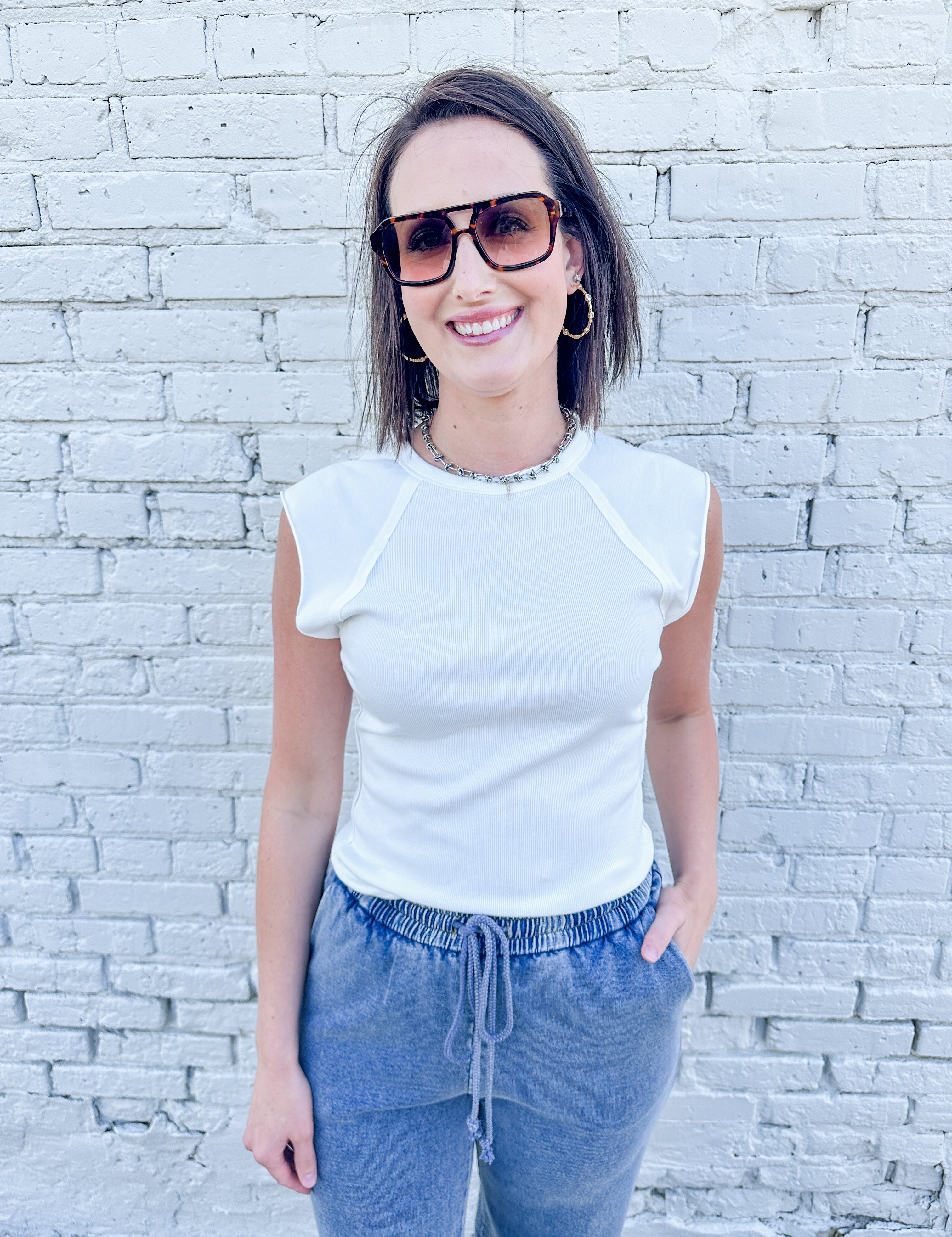 The Maya Ribbed Tee