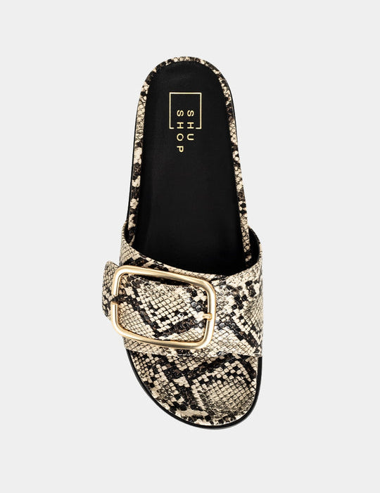 The Delphine Slide Sandal by Shushop