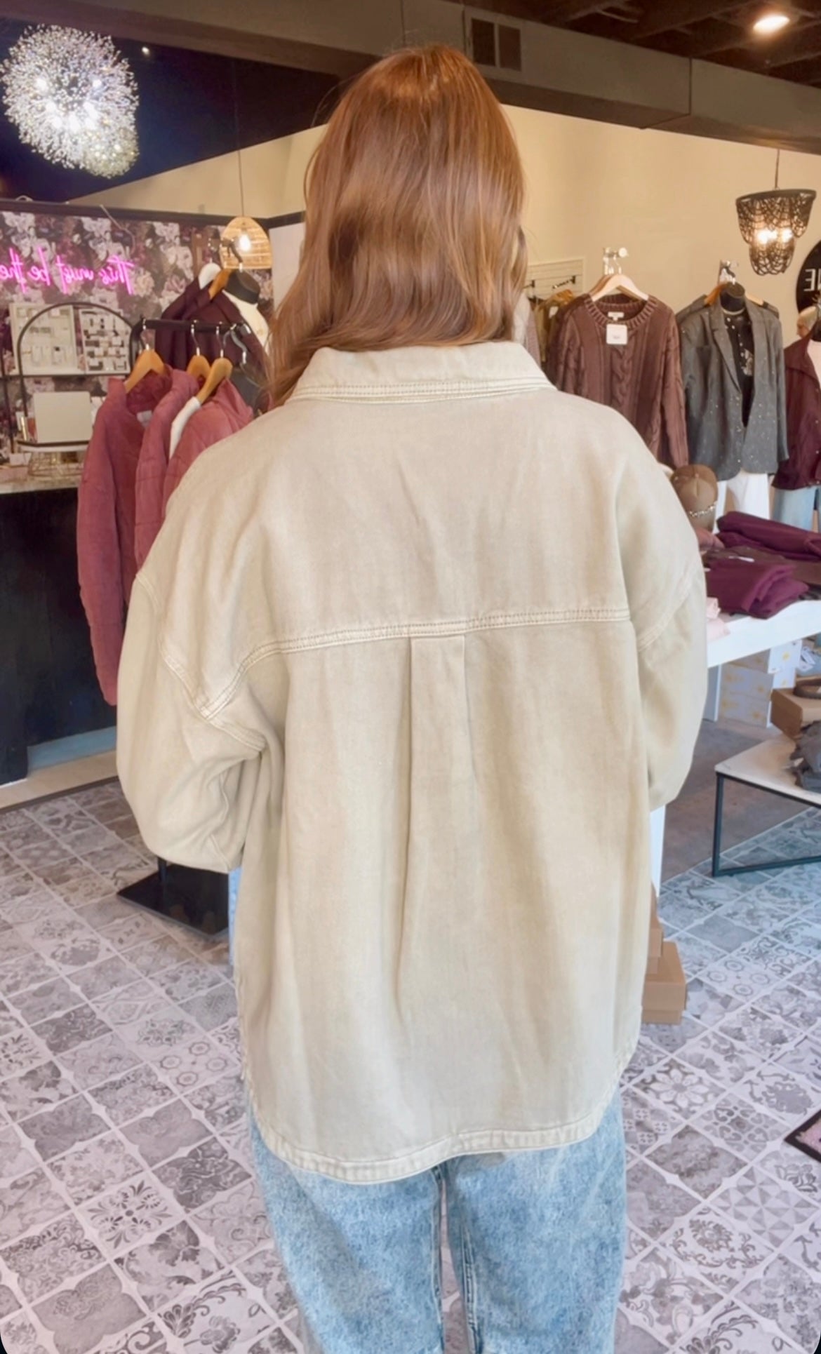 The Eliza Denim Shacket