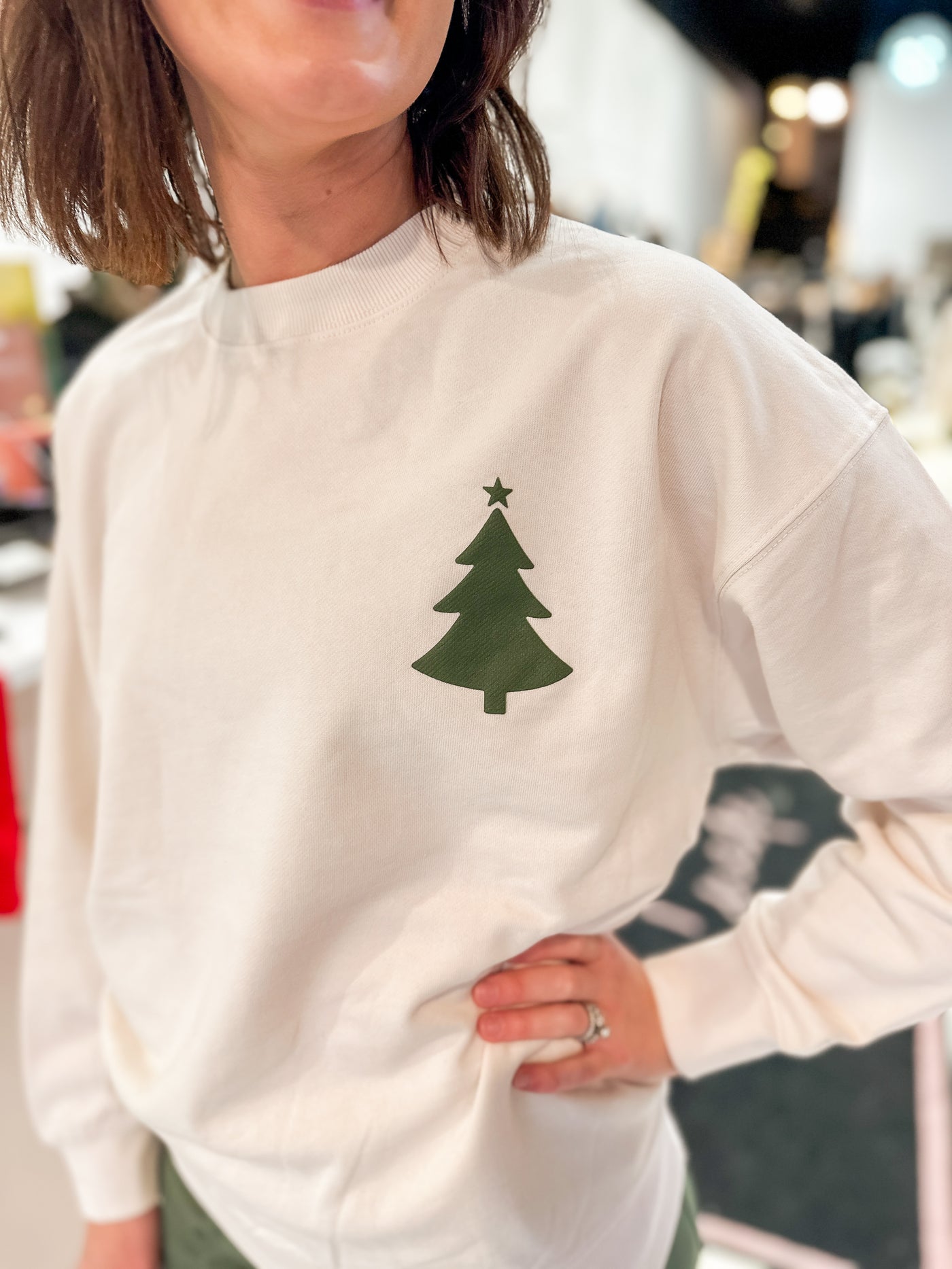 The Christmas Tree Graphic Sweatshirt