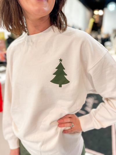 The Christmas Tree Graphic Sweatshirt