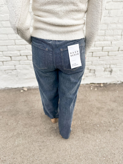 DAZE The Cozy Jean Wide Leg Pull On