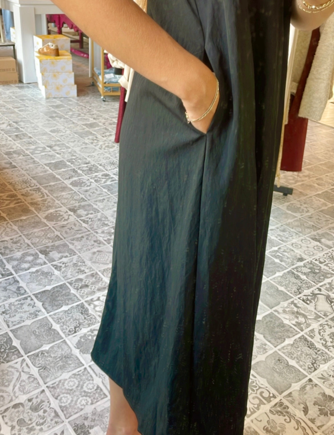 The Delaney Shoulder Twist Dress