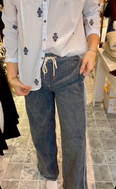 DAZE The Cozy Jean Wide Leg Pull On