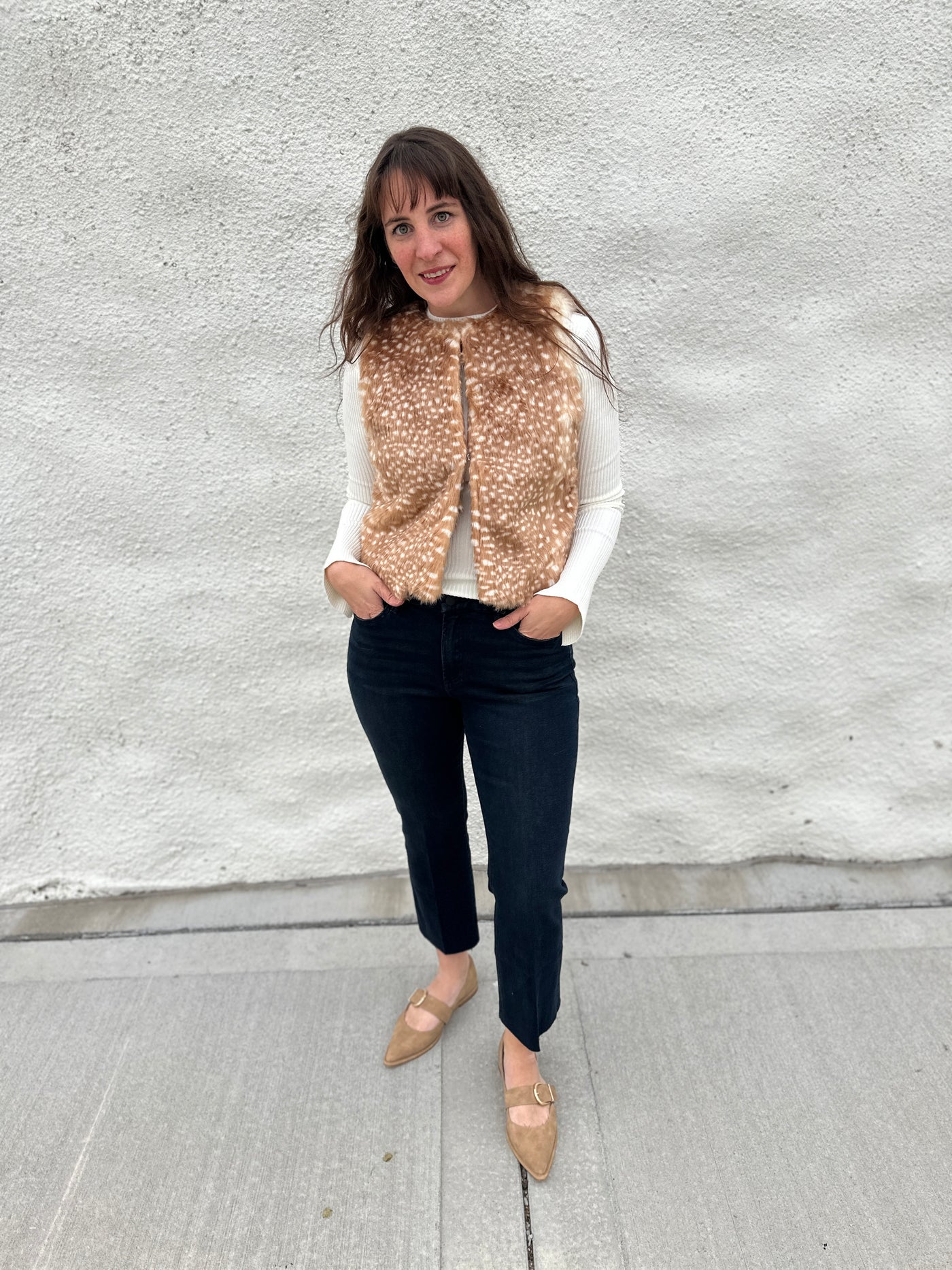 The Bambi Faux Fur Vest