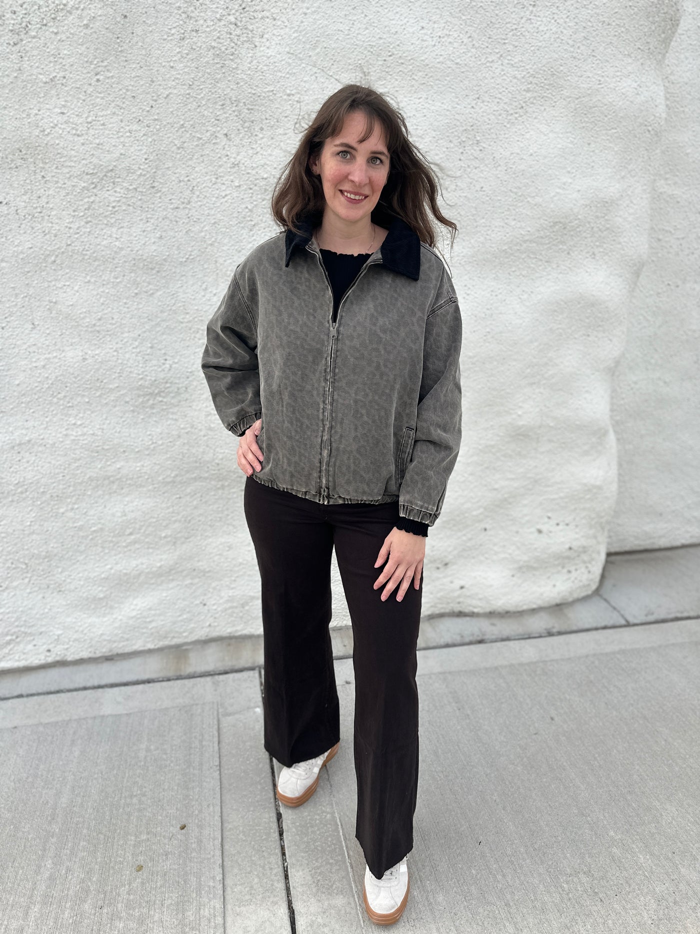 The Lexi Leopard Bomber Jacket