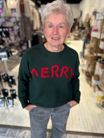 The Merry Embroidered Sweater