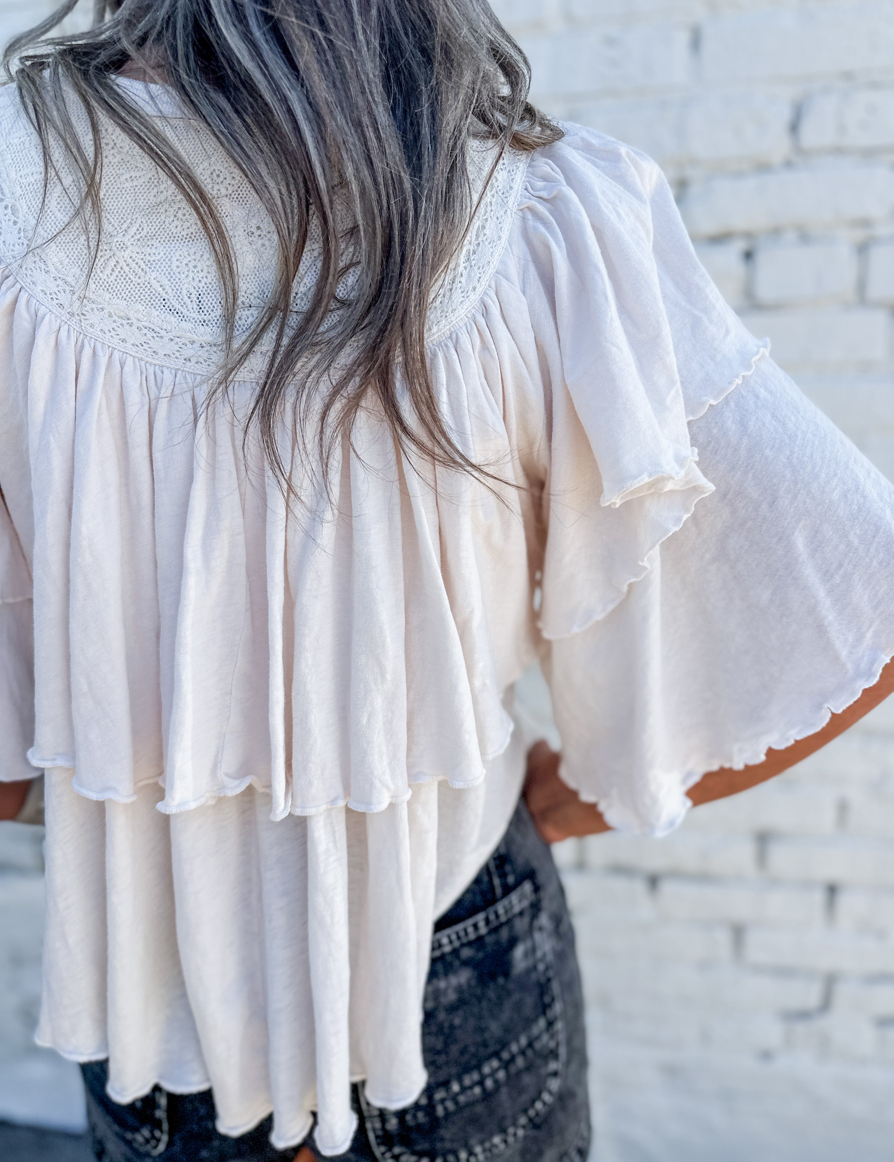 FREE PEOPLE The Rose Party Tee