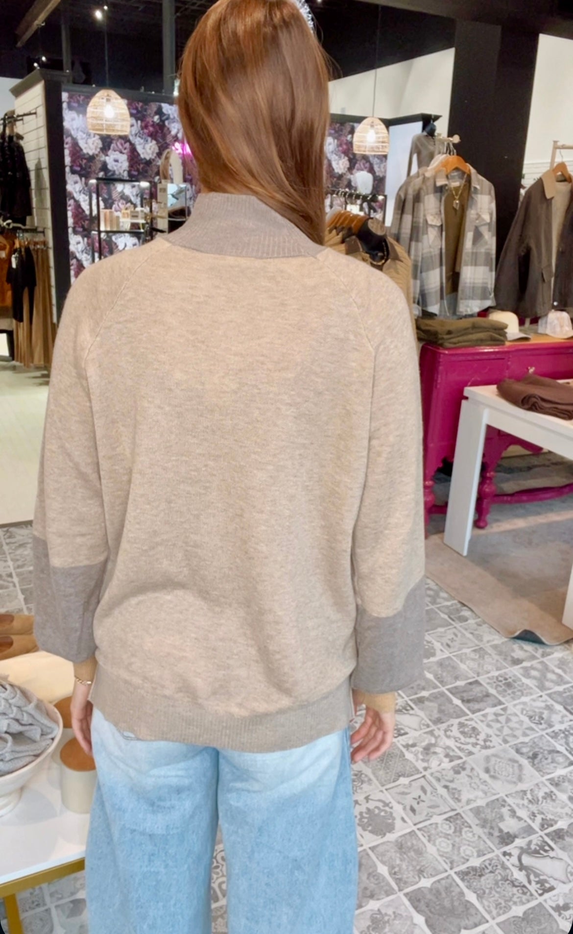 The Wynne Color Blocked Sweater