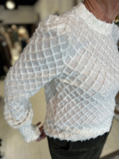 The Karmen Fuzzy Sweater Top