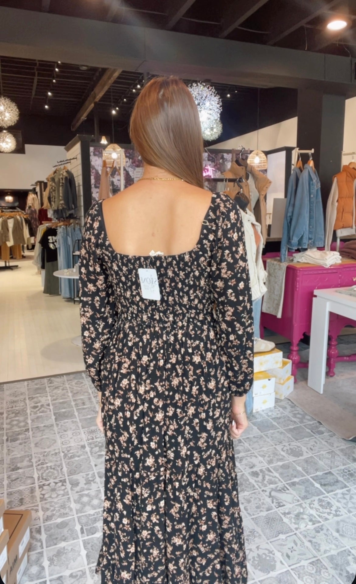 The Maya Floral Midi Dress