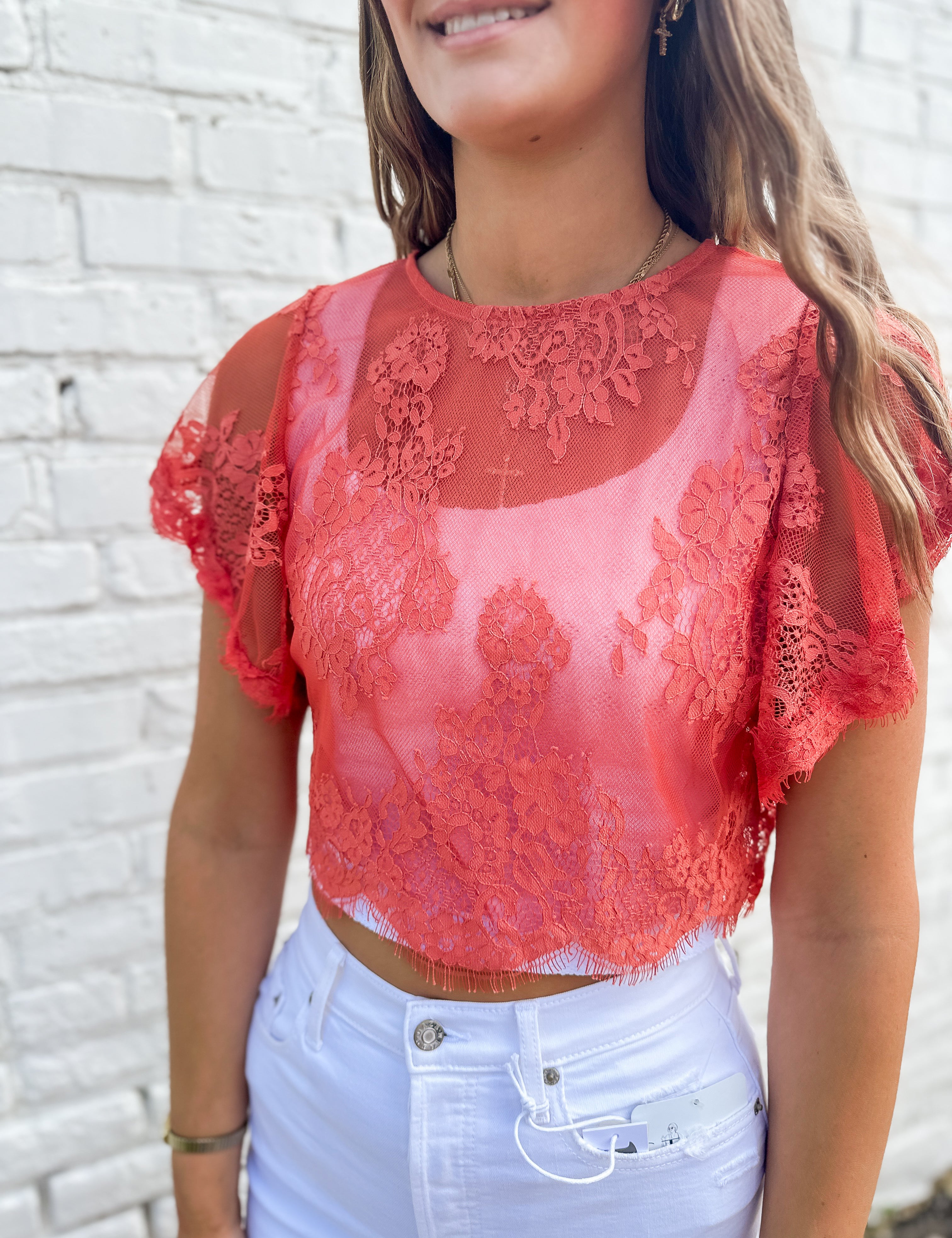 The Lunar Ash Lace Top by Free People