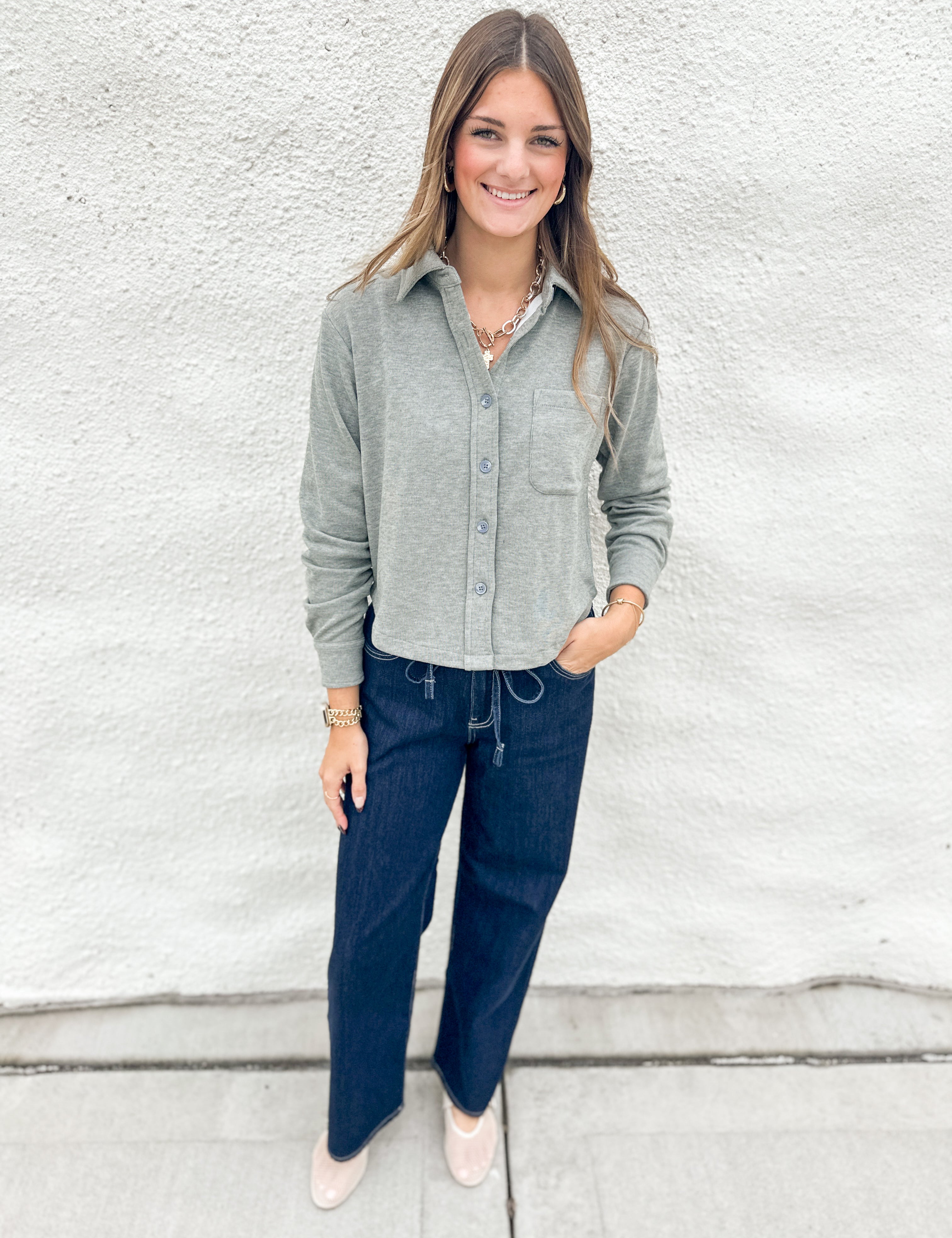 The Jillian Drawstring Wide Leg