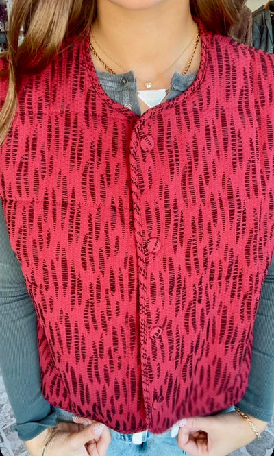 The Odette Quilted Vest