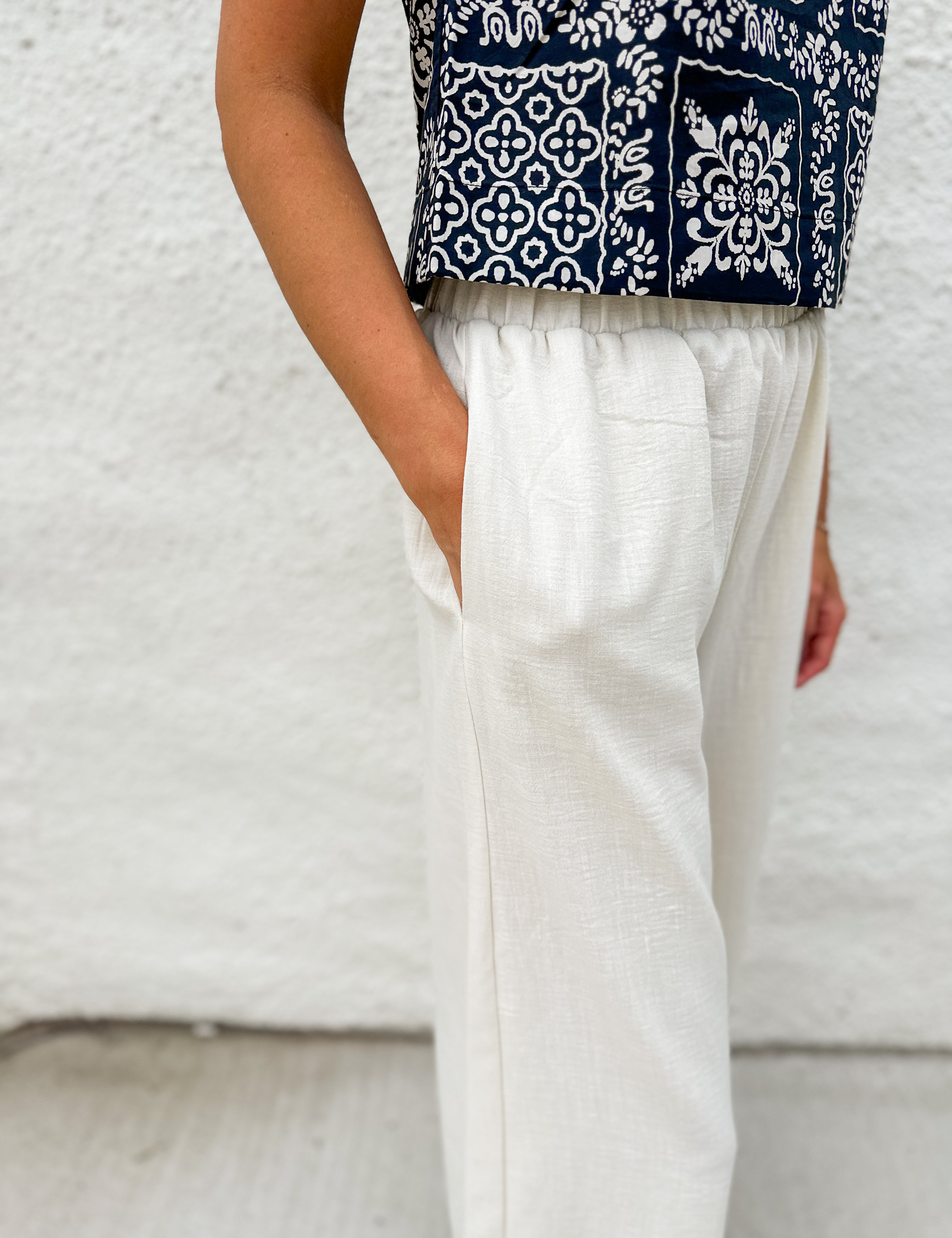 The Adeline Gauzy Pant