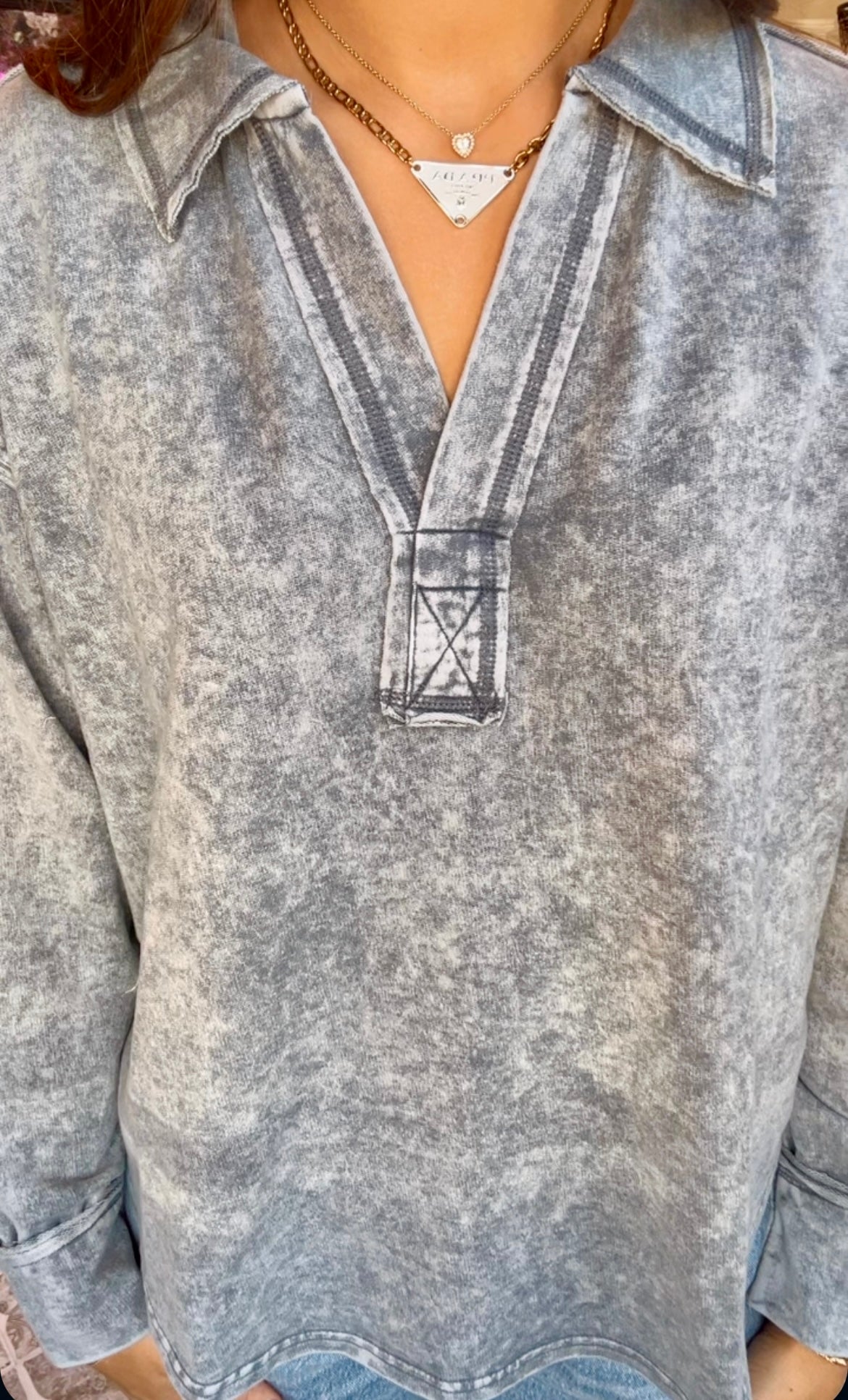 The Bianca Polo Knit Top