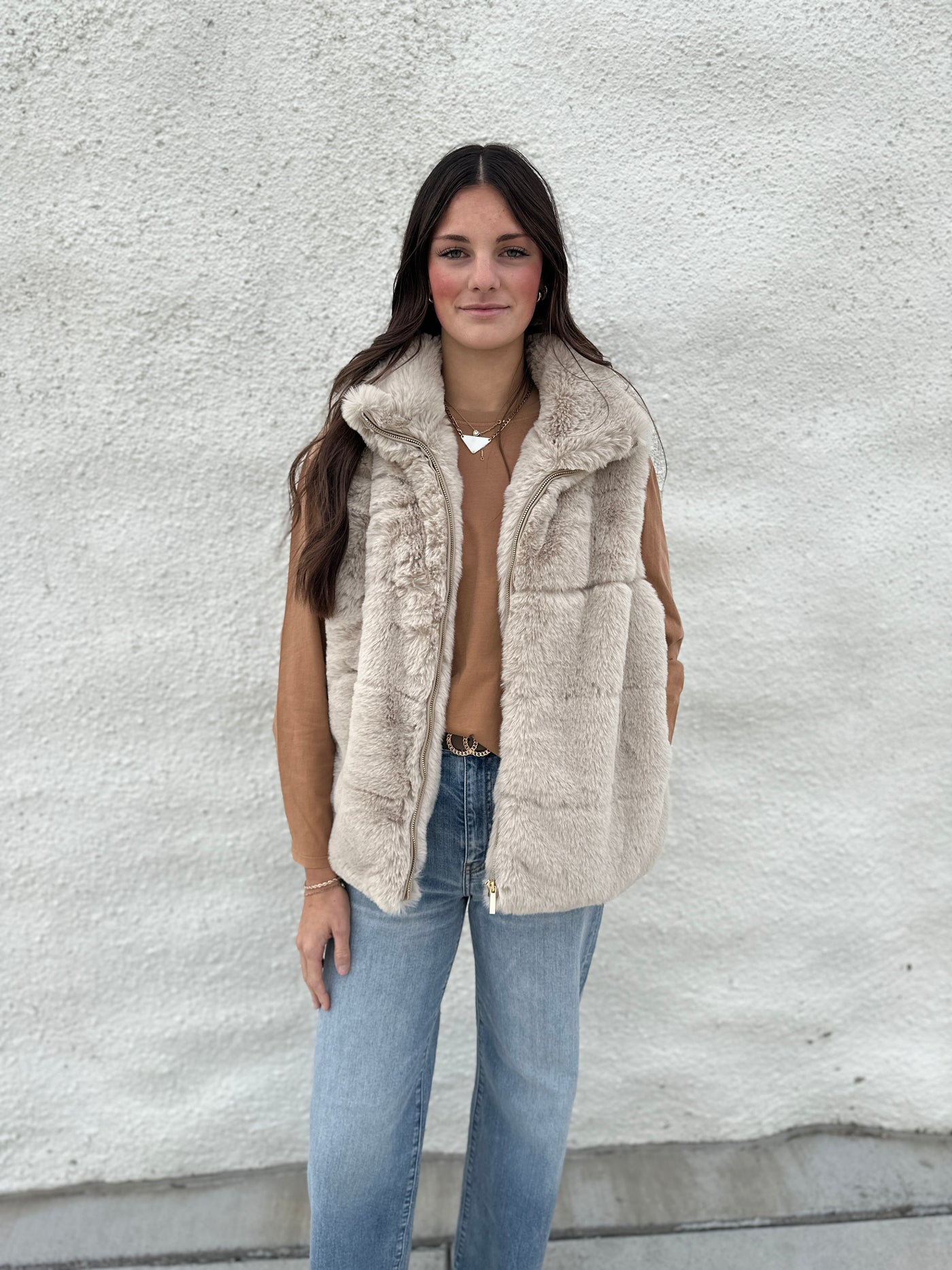 The Vilma Faux Fur Vest