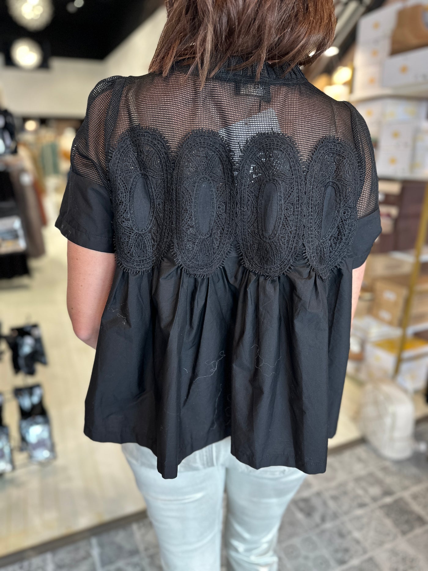 The Amber Applique Top