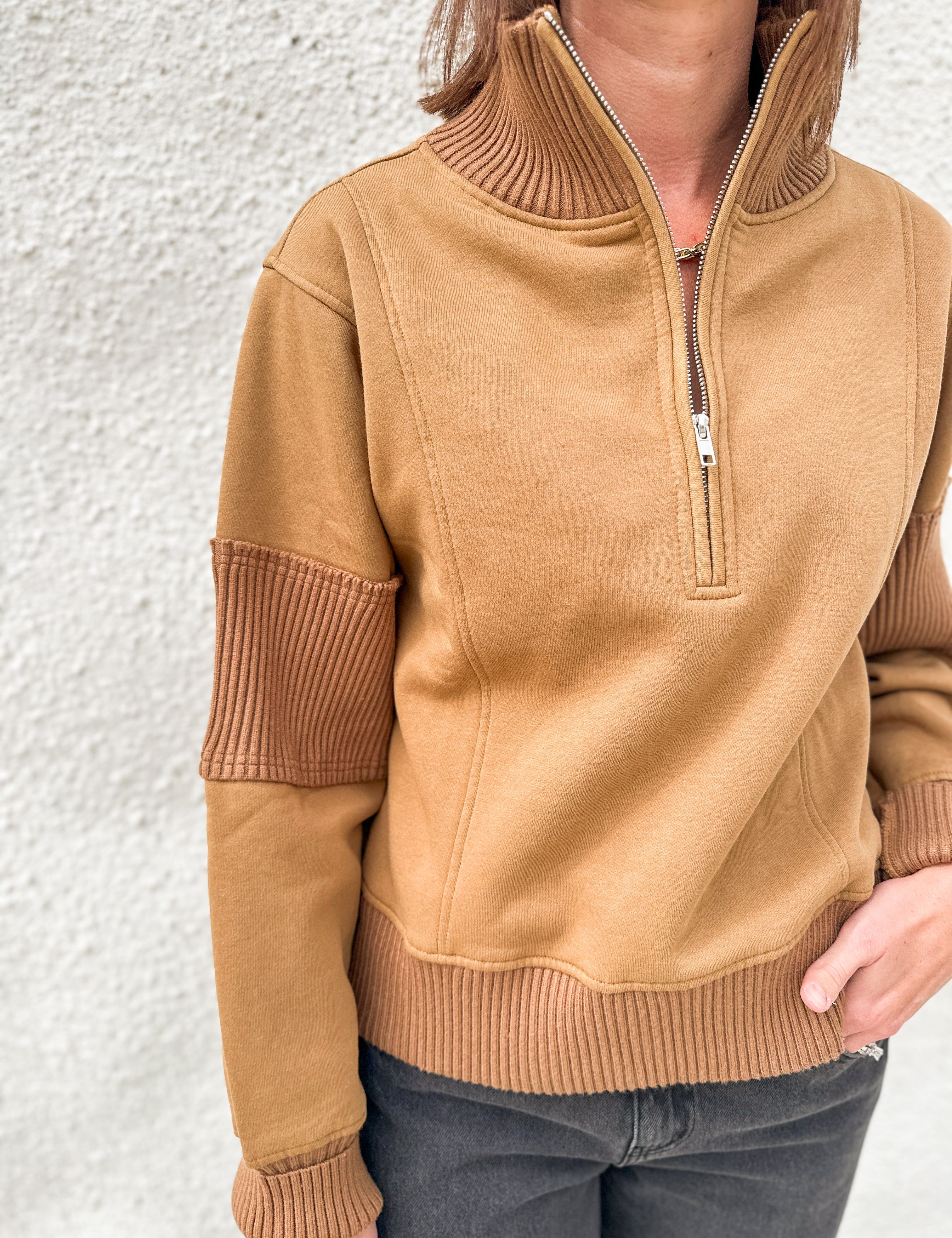 The Winona Quarter Zip Pullover