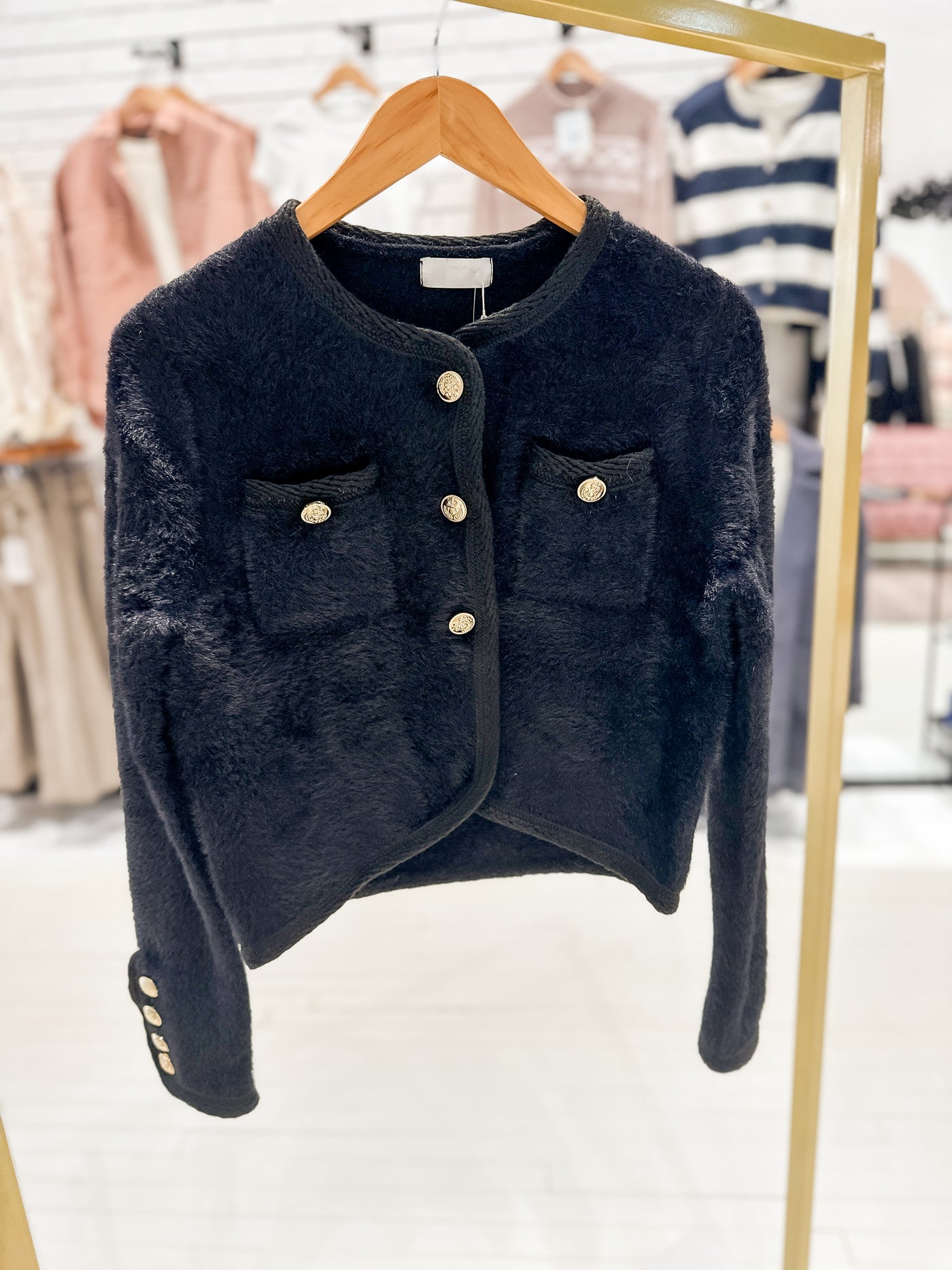The Vanessa Fuzzy Cardigan Jacket