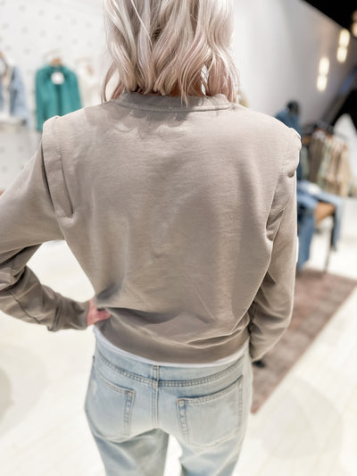 KUT FROM THE KLOTH The Felicity Pleated Pullover Sweatshirt