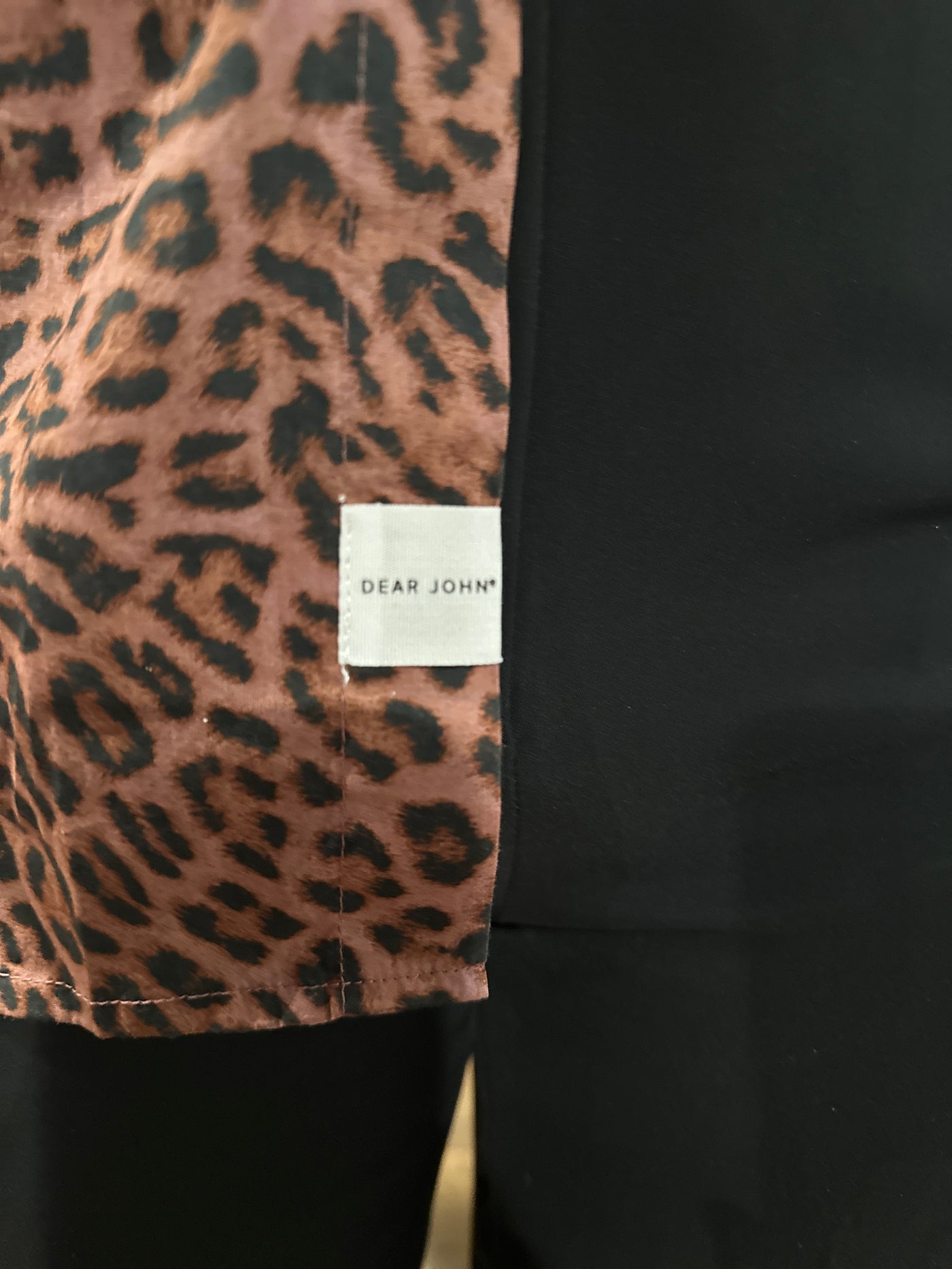 DEAR JOHN The Lolita Button Down Top Leopard