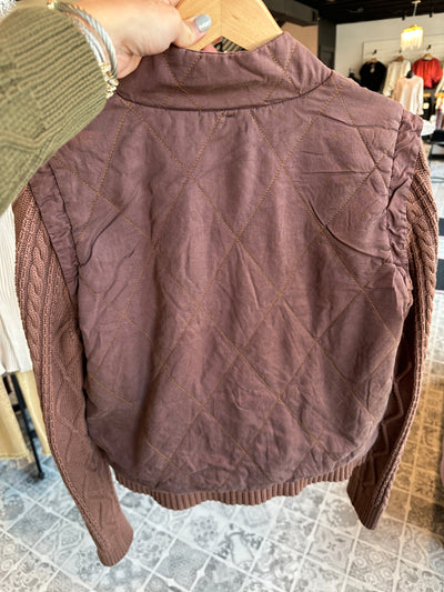 HELLO NITE The Copper Stitch Sweater Jacket
