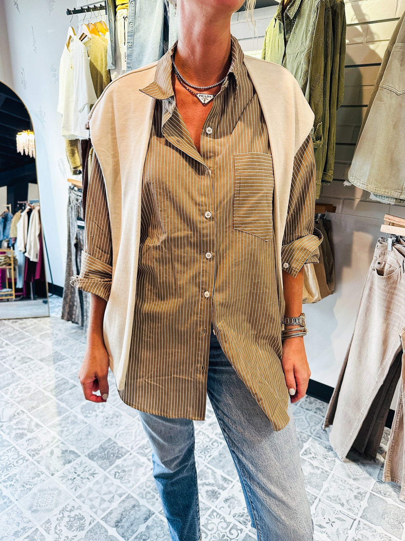 The Cordelia Layered Knit Top