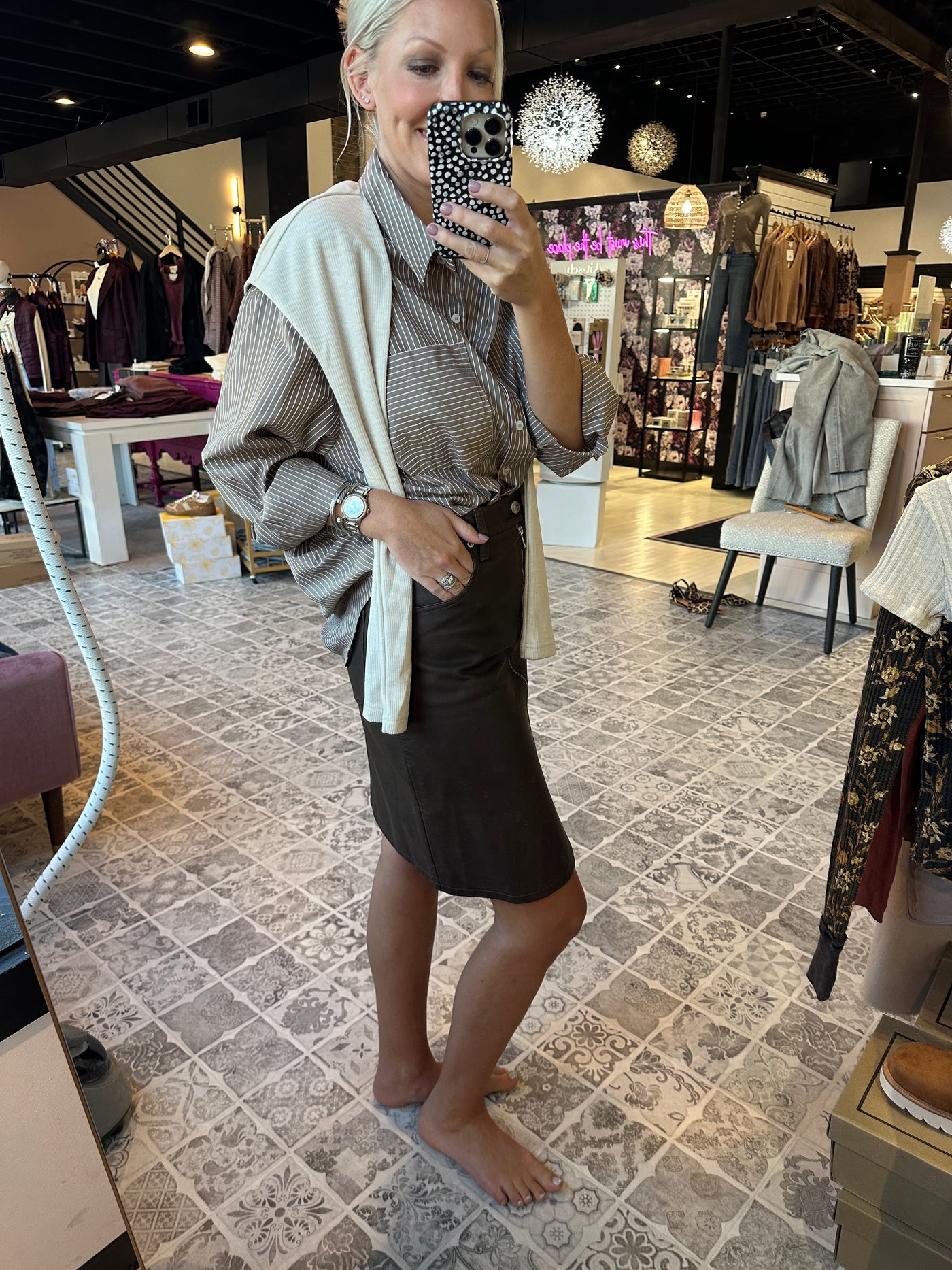FREE PEOPLE The Sycamore Vegan Midi Skirt