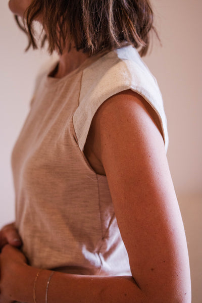 The Bryna Knit Colorblock Bodysuit