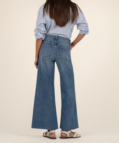 KUT from the KLOTH The Ryan High Rise Fab Ab Super Wide Leg