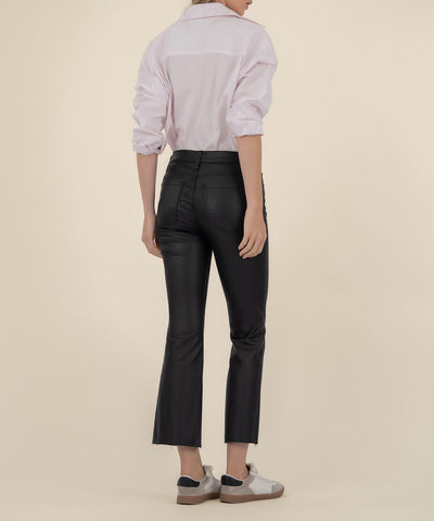 KUT from the KLOTH The Kelsey High Rise Ankle Flare with Raw Hem