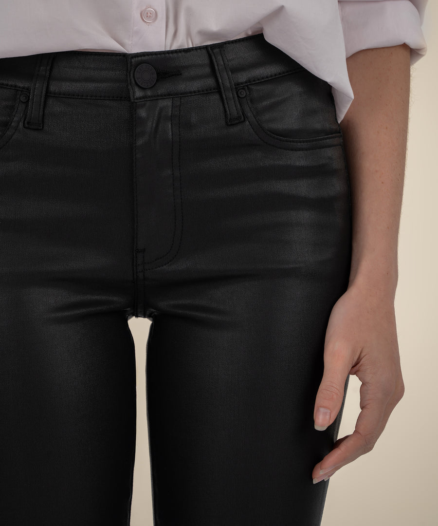 KUT from the KLOTH The Kelsey High Rise Ankle Flare with Raw Hem