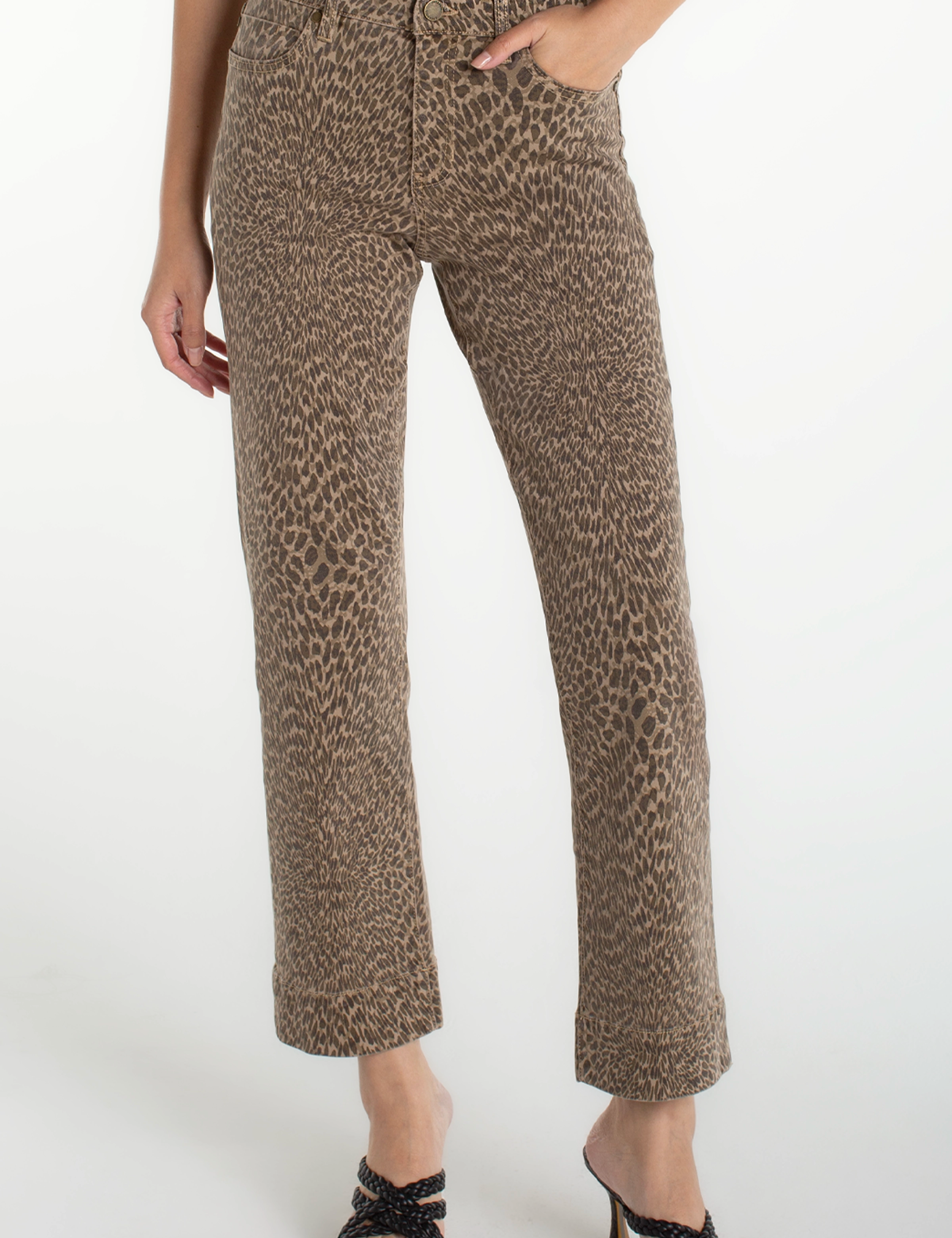 LIVERPOOL The Kennedy Straight Pant with Wide Hem