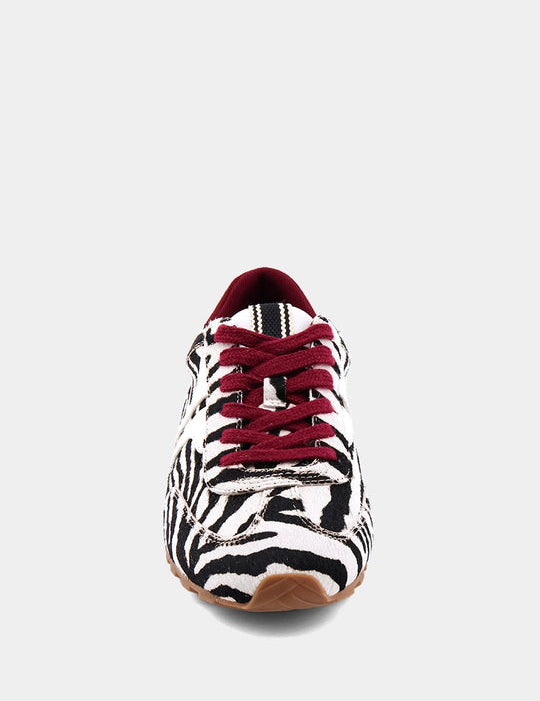The Sarah Zebra Hair Sneaker by ShuShop