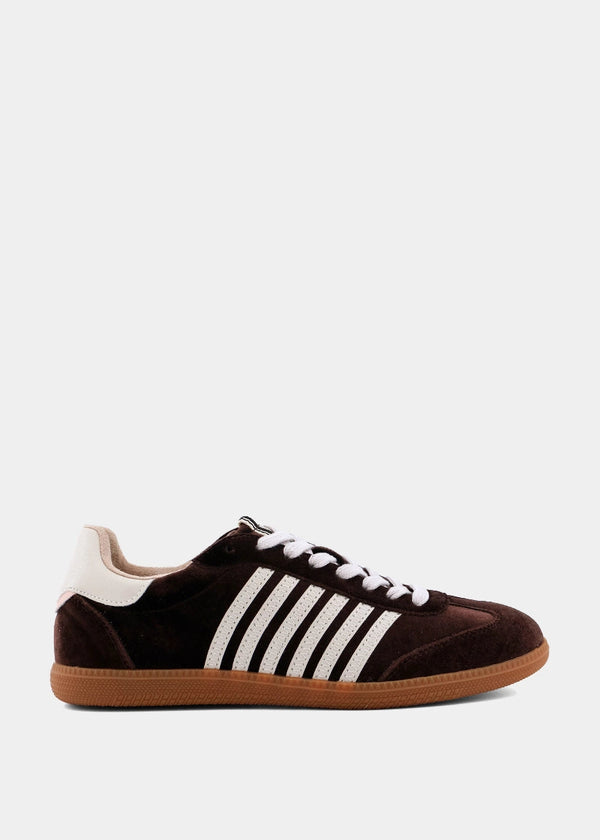 The Stevie Brown Velvet Sneaker by ShuShop