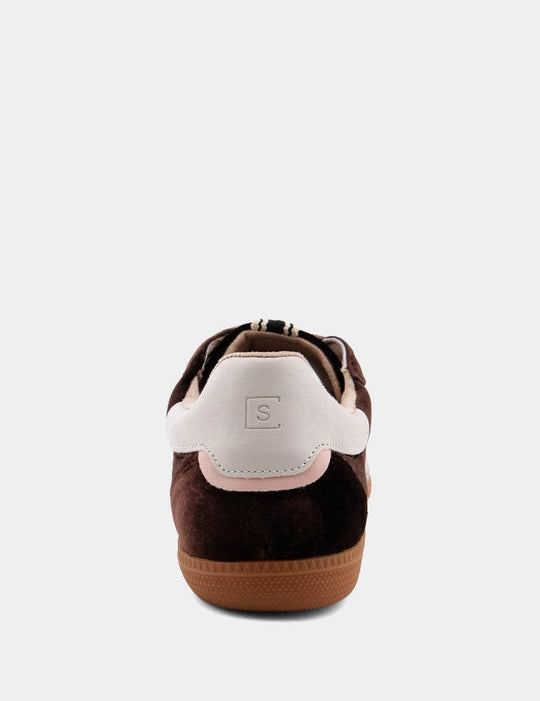 The Stevie Brown Velvet Sneaker by ShuShop