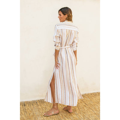 The Malta Maxi Shirt Dress