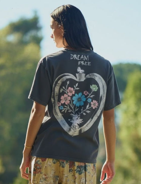 The Dream Free Floral Graphic Tee