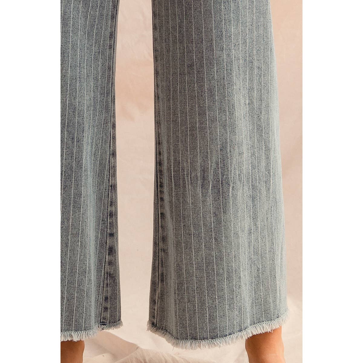 The Georgia Washed Striped Denim