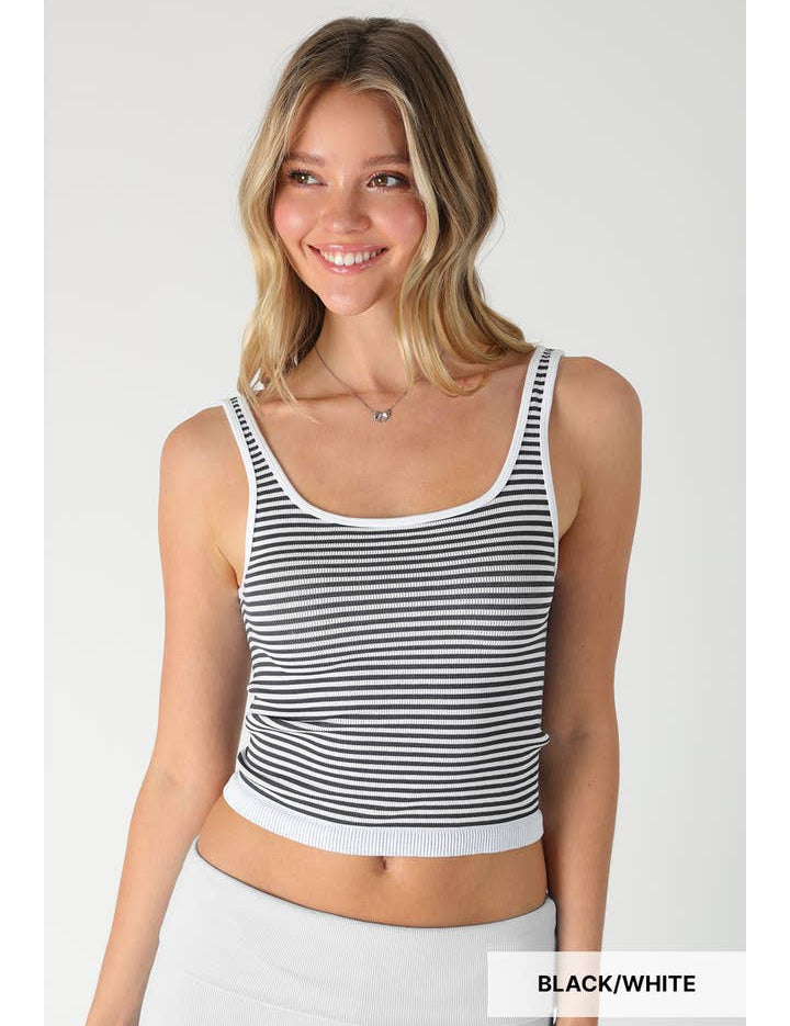 NIKI BIKI The Modal Striped Tank Top