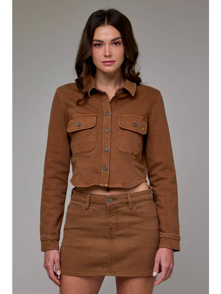 HIDDEN The Tawny Fitted Shirt Jacket