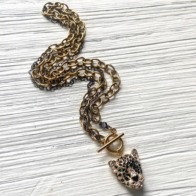 The Vintage Inspired Cheetah Necklace