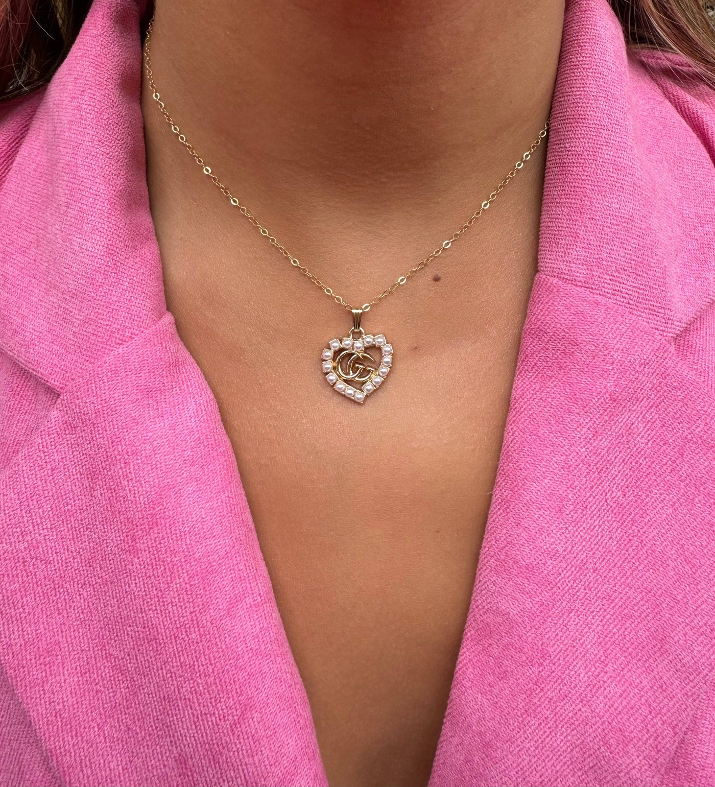 14K Gold Filled Gucci Pendant Necklace