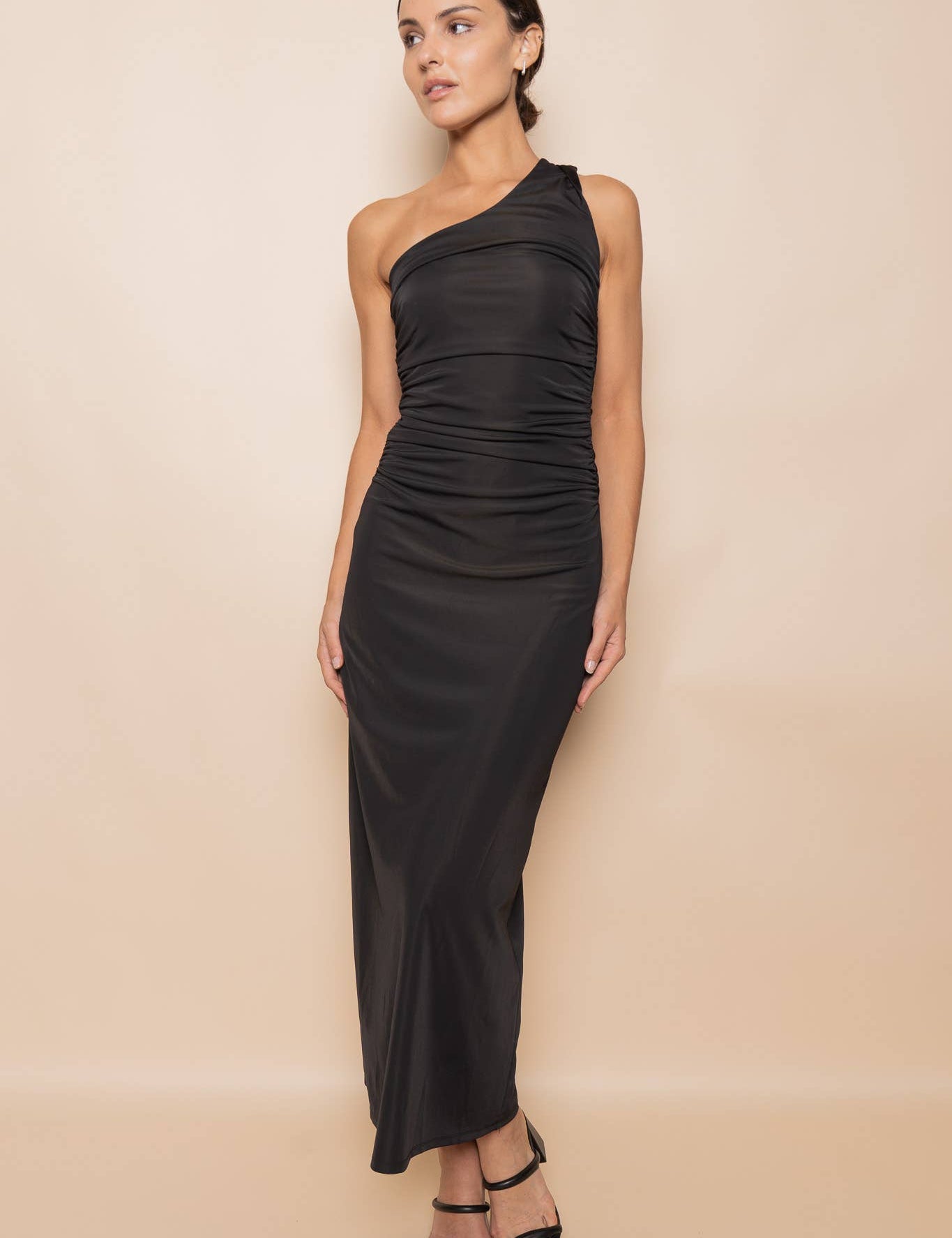 The Demi One Shoulder Back Buckle