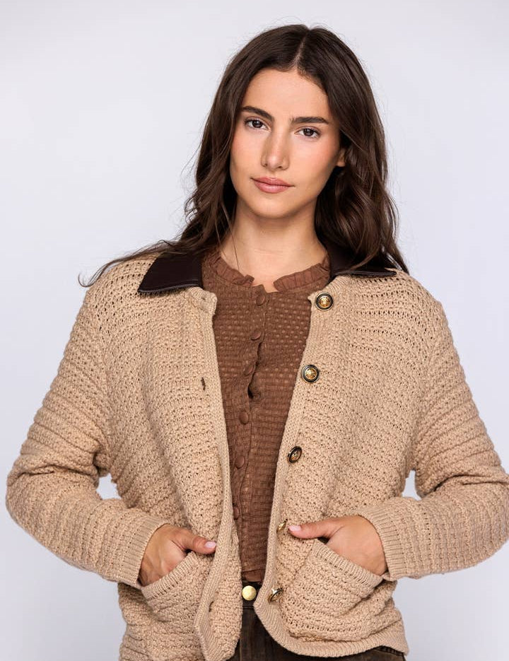 The Blaire Collared Cardigan