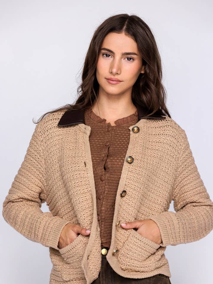The Blaire Collared Cardigan