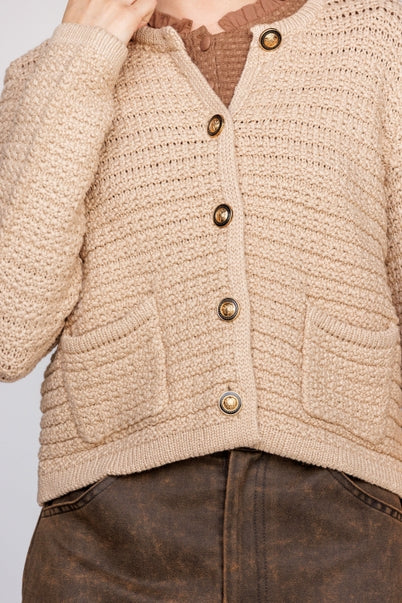 The Blaire Collared Cardigan