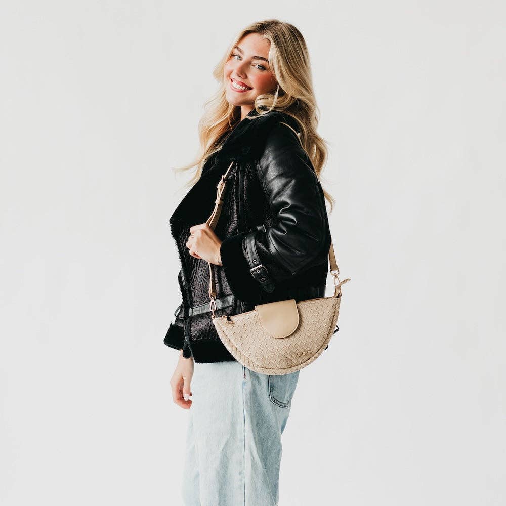 The Selena Suede Flap Crossbody
