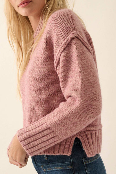 The Vera Exposed Seam Sweater